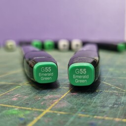 ماژیک راندو دو سر برند تاچ کد G55 Emeraid Green