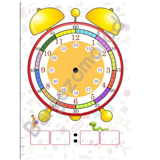 آموزش ساعت برای ابتدایی