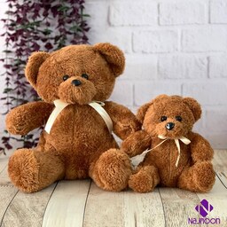 عروسک خرس ست دو عددی  20  و 30 سانتی با رنگبندی فروش عمده و تک