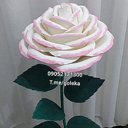 گل فومی رومیزی دو رنگ با ارتفاع یک متر