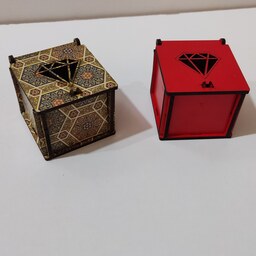 جعبه هدیه مدل جعبه انگشتر طرح الماس کد b-2