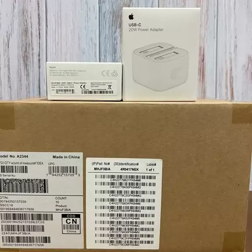 شارژر اپل 20 وات (اصل) ا Apple 20W Power Adapter Orginal