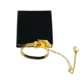 دستبند و مدال ست دوستی قفلی با طراحی زیبا و جذاب و کیفیت عالی 