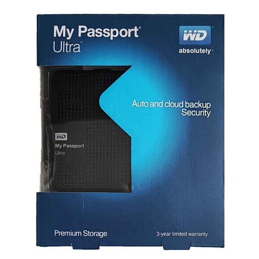 هارد اکسترنال وسترن دیجیتال My Passport Ultra WD ظرفیت 250 گیگابایت USB 3.0 با گارانتی
