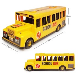 اتوبوس مدرسه بزرگ اسباب بازی با کیفیت و زیبا سلفونی -مناسب هدیه و بازی 