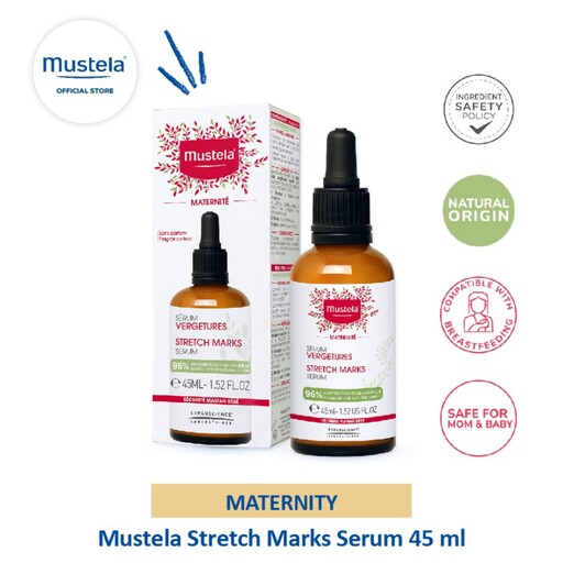 سرم درمان ترک موستلا فرانسه استرچ مارک 45 میل mustela stretch marks انقضا 2025