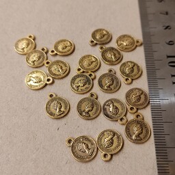 سکه الیزابت طلایی دو رو خرجکار دستبند گردنبند خرازی