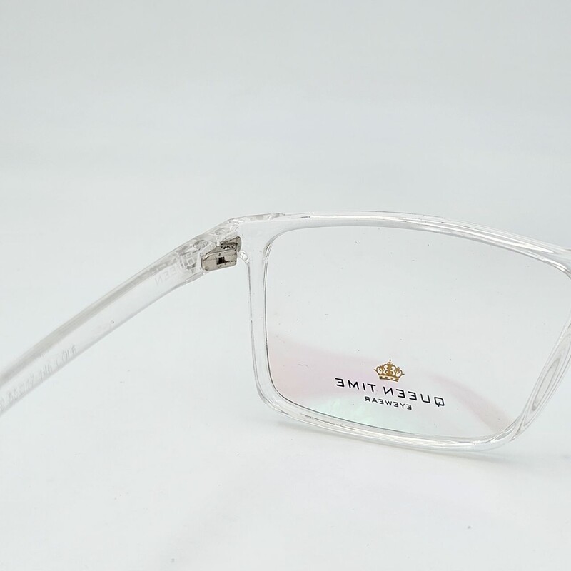 عینک طبی کائوچو تمام شفاف مردانه-زنانه کد 1484