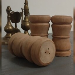 نمکدان چوبی مدل ساده