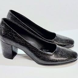 کفش پاشنه بلند زنانه چاپی5 سانت نورا