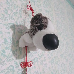 عروسک آویزی سگ کله گنده ساخت کشور چین 