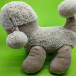 عروسک پولیشی سگ گوش منگوله ای .پولیش باکیفیت .نانو الیاف و مناسب استفاده برای کودکان بالای یک سال بدون ایجاد حساسیت .