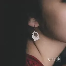 گوشواره پرنده کد 554  (استیل ضدحساسیت)