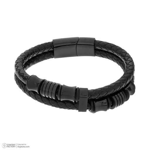 دستبند چرمی مردانه مدل DERI 827
