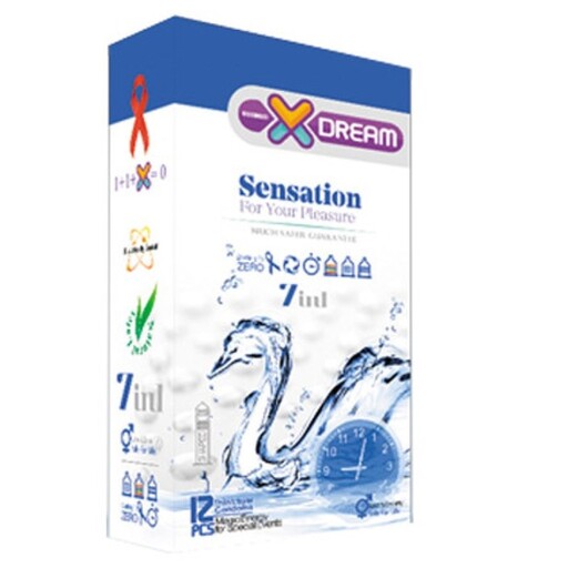 کاندوم ایکس دریم مدل Sensation بسته 12 عددی