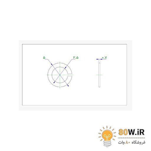 واشر فنری M2.5 (بسته 20 عددی)