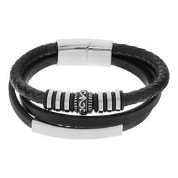 دستبند چرمی مردانه مدل DERI 828