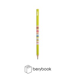 elipon / مداد مشکی / طرح خطی رنگی / الیپون