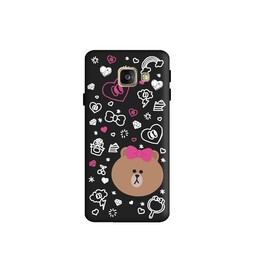 کاور قاب گارد طرح خرس لاین دخترانه کد f5810 مناسب برای گوشی موبایل سامسونگ Galaxy J5 Prime