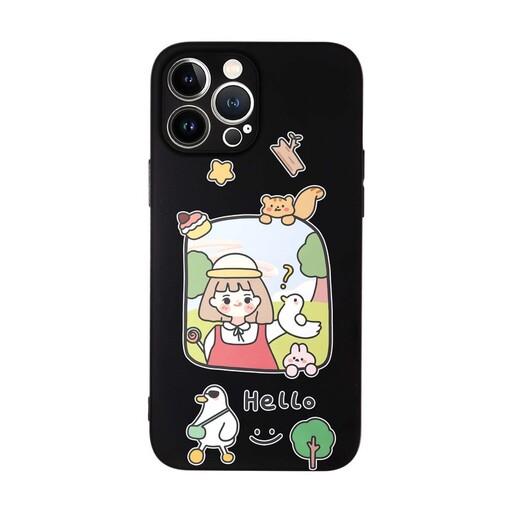 کاور قاب گارد طرح دختر جنگل کد m6760 مناسب برای گوشی موبایل اپل iphone 14 Promax