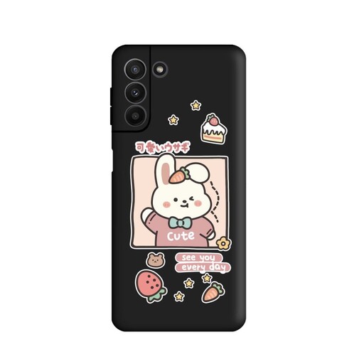 کاور طرح خرگوش کیوت کد m1737 مناسب برای گوشی موبایل سامسونگ Galaxy S21 Plus 