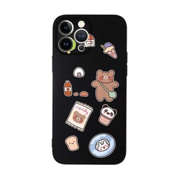 کاور قاب گارد طرح خرس شکلاتی کد m6709 مناسب برای گوشی موبایل اپل iphone 13 Promax