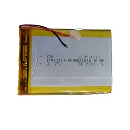 باتری لیتیومی مدل DM-405070 ظرفیت 3000 میلی آمپر ساعت