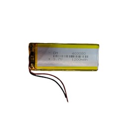 باتری لیتیومی مدل DM-403080 ظرفیت 1200 میلی آمپر ساعت