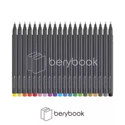 faber-castell / روان نویس نوک نمدی / بدنه گریپ / آجری 87