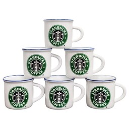 فنجان قهوه خوری استارباکس شات مجموعه 6 عددی