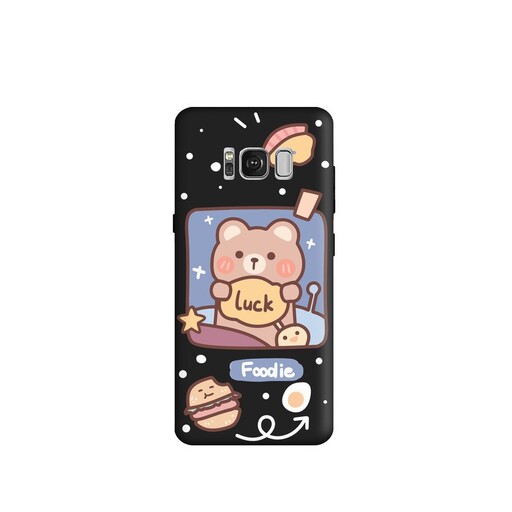 کاور طرح خرس شکمو کد f2328 مناسب برای گوشی موبایل سامسونگ Galaxy S8 Plus 