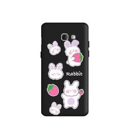 کاور طرح خرگوش و توت فرنگی کد t1590 مناسب برای گوشی موبایل سامسونگ Galaxy A5 2017 / A520