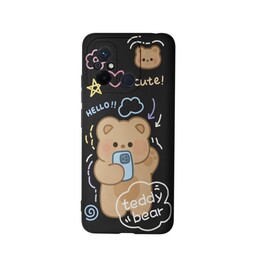کاور قاب گارد طرح خرس دخترونه کد f4843 مناسب برای گوشی موبایل شیائومی Redmi 12C