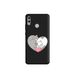 کاور طرح قلب گربه ای کد t2791 مناسب برای گوشی موبایل آنر 10 Lite