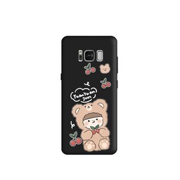 کاور طرح دختر خرسی کد m1461 مناسب برای گوشی موبایل سامسونگ Galaxy S8 Plus