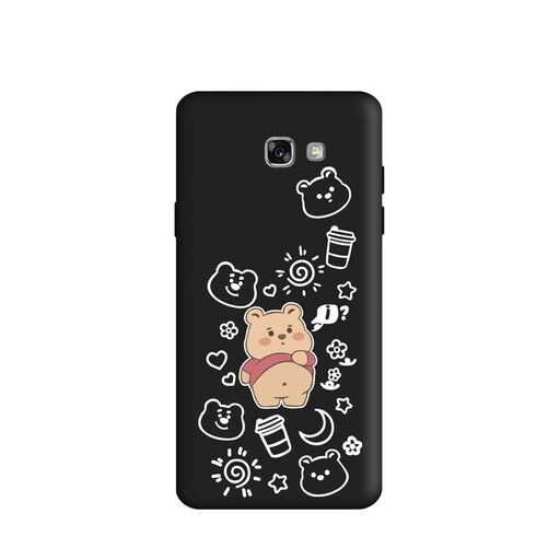 کاور قاب گارد طرح خرس تپل کد t7975 مناسب برای گوشی موبایل سامسونگ Galaxy A7 2017 / A720