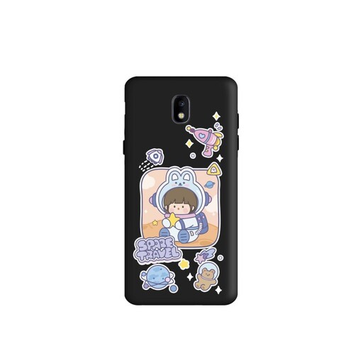 کاور طرح دختر فضانورد کد t4304 مناسب برای گوشی موبایل سامسونگ Galaxy J7 Pro