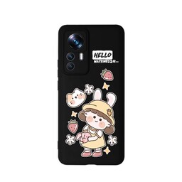 کاور قاب گارد طرح دختر و گربه کد m5466 مناسب برای گوشی موبایل شیائومی 12T Pro