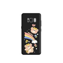 کاور طرح خرس رنگین کمان کد m1408 مناسب برای گوشی موبایل سامسونگ Galaxy S8