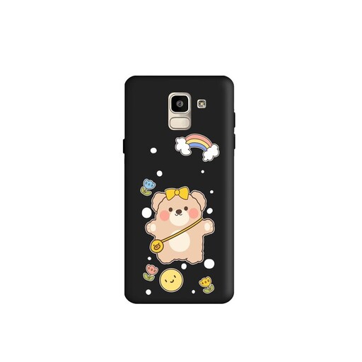 کاور طرح عروسک خرسی دختر کد m1035 مناسب برای گوشی موبایل سامسونگ Galaxy J6