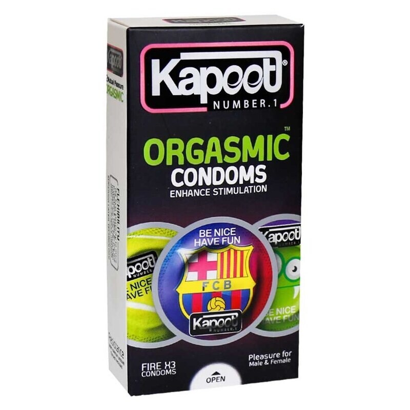 کاندوم خاردار کاپوت مدل Orgasmic بسته 12 عددی