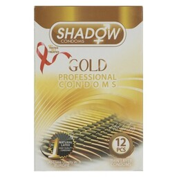 کاندوم شادو مدل طلایی بسته 12 عددی