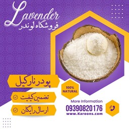 پودر نارگیل چرب درجه یک (130گرمی) فروشگاه لوندر