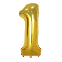 بادکنک فویلی عدد 1 طلایی سایز 32 اینچ(علم گستر)