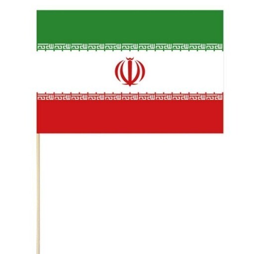پرچم کاغذی ایران (بسته 50 عددی)