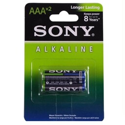 باطری نیم قلمی سونی (Sony) مدل Alkaline مجموعه 2عددی(علم گستر)