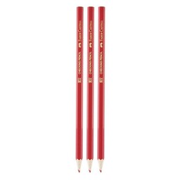 مداد قرمز فابر کاستل مدل 6336 بسته 3 عددی(علم گستر)