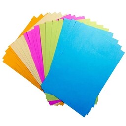کاغذ رنگی A4 کپی مکس مدل S002 بسته 50 عددی(علم گستر)