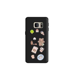 کاور طرح خرس شکلاتی کد m2489 مناسب برای گوشی موبایل سامسونگ Galaxy S7 Edge 