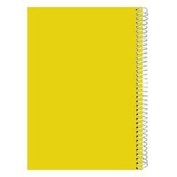 دفتر 80 برگ سیمی ساده رنگ زرد(علم گستر)